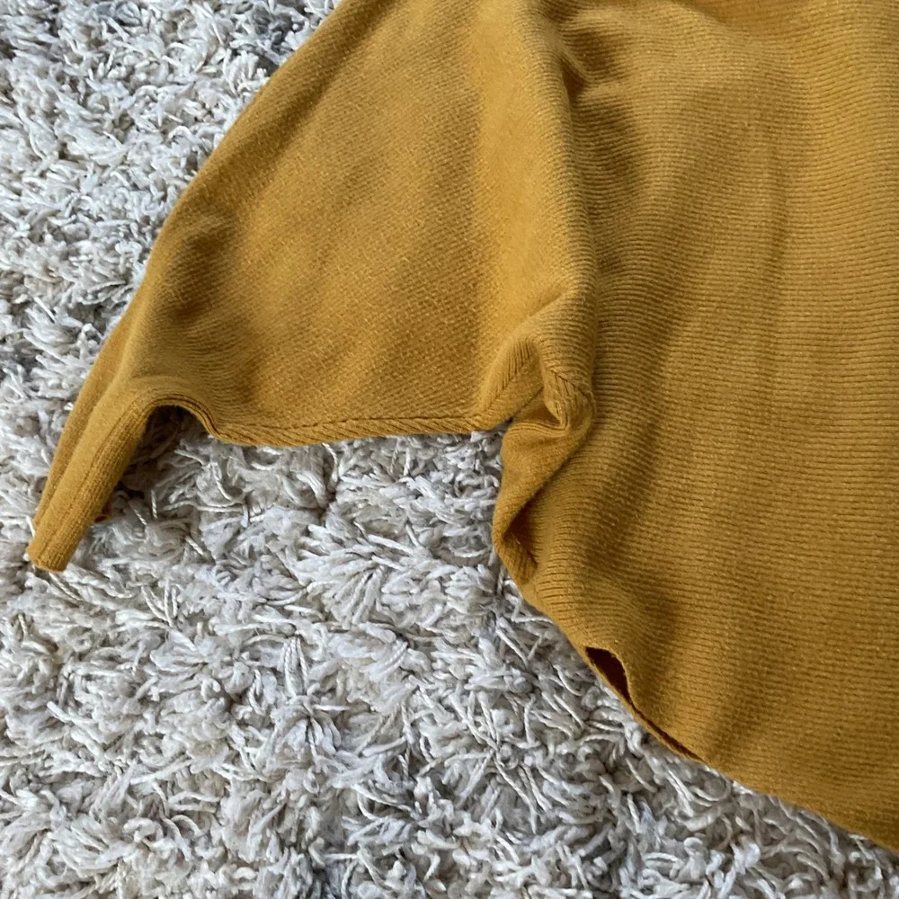 Kerisma G550 Ryker Mustard Yellow‎ Ribbed Dolman Sleeve Boat Neck Sweater SM